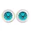 Thumbnail: Englow Thanh – Edle, exquisite, Chopsticks / Essstäbchen in Sterlingsilber mit Sky Blue Topaz
