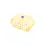Miniaturbild: Englow Sands Art-Déco – Yellow Gold with Blue Sapphire – exquisite Serviettenringe, Napkin Rings