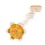 Thumbnail: Englow Visky Sitta Golden Zircon Rose Gold: Stilvolle Whiskey-Rührer / Stirrer mit 6mm runden Edelstein