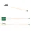 Thumbnail: Englow Visky Sitta Green Tourmaline Rose Gold: Stilvolle Whiskey-Rührer / Stirrer mit 6mm runden Edelstein