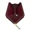 Thumbnail: Aura Continental Wallet - Burgundy, Yellow Gold with Pink Amethyst