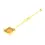 Thumbnail: Englow Visky Sitta Golden Zircon Yellow Gold: Stilvolle Whiskey-Rührer / Stirrer mit 6mm runden Edelstein