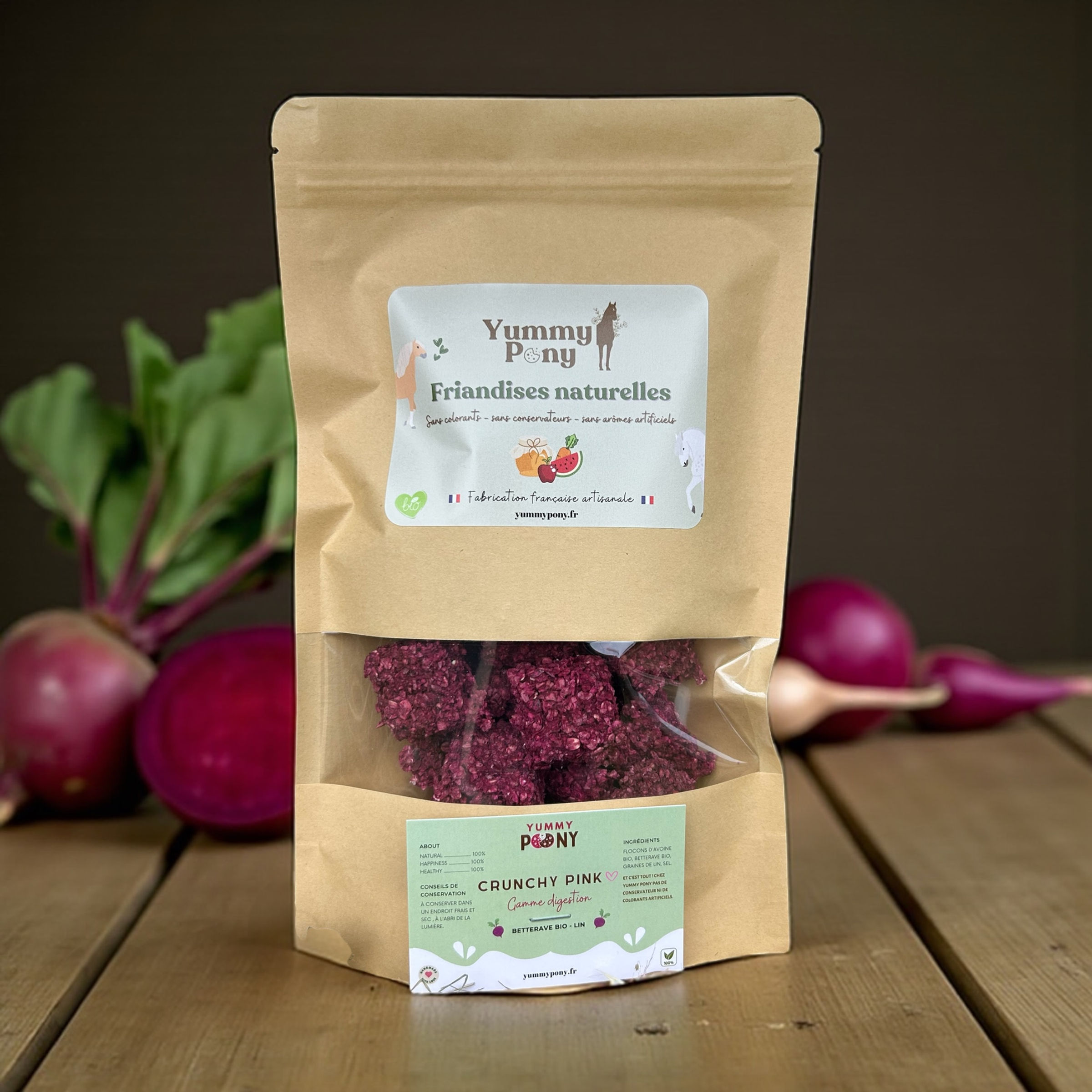 Crunchy Pink 🎀 Betterave bio - Lin / Gamme Digestion 🌿