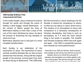 30th Sunday of Ordinary Time