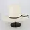 Thumbnail: Stone Telar Open Crown Cowboy Hard Spirit Hat White