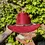 Thumbnail: Moksman Suede Hat - Burgundy