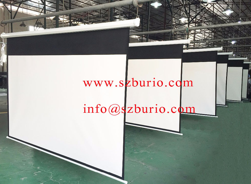 الصورة المصغرة: Wholesale 84 Inch High Quality 16:9 Hd Home Cinema Electric Projector Screen