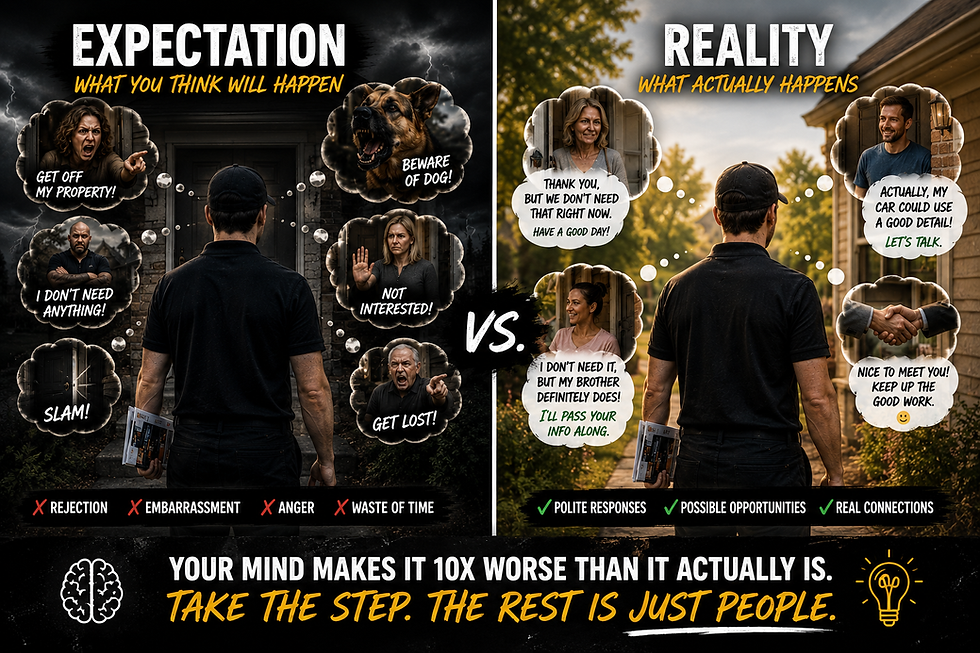 Why Knocking on a Stranger's Door Feels Different