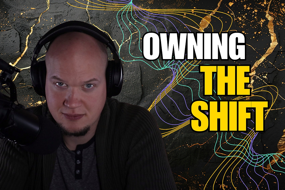 Christian man learning to own the shift — pausing between trigger and reaction to regulate emotions, heal shame, and anchor in Christ.