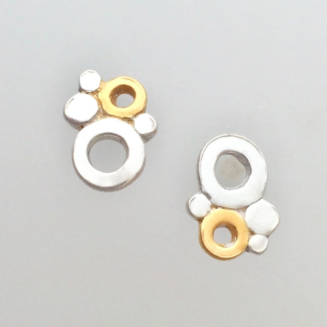 Sterling Silver Fizz Studs