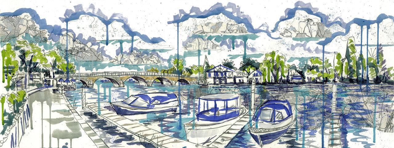 View of Henley Bridge 1