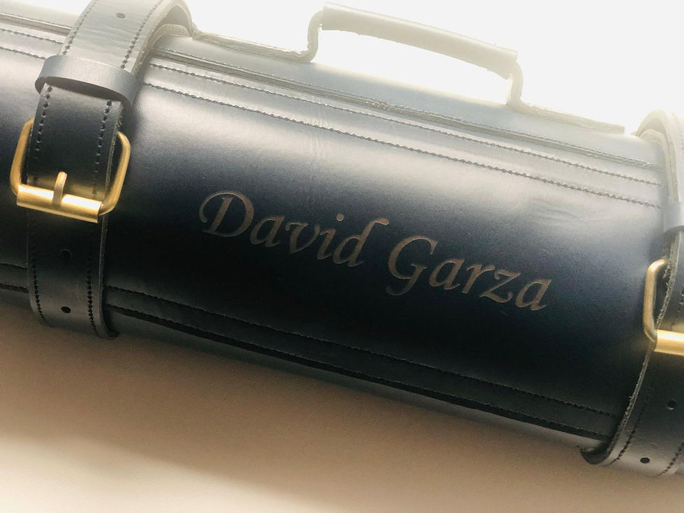 Thumbnail: Leather Knife Roll Black