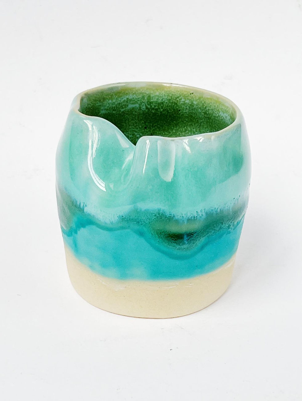 turquoise candle
