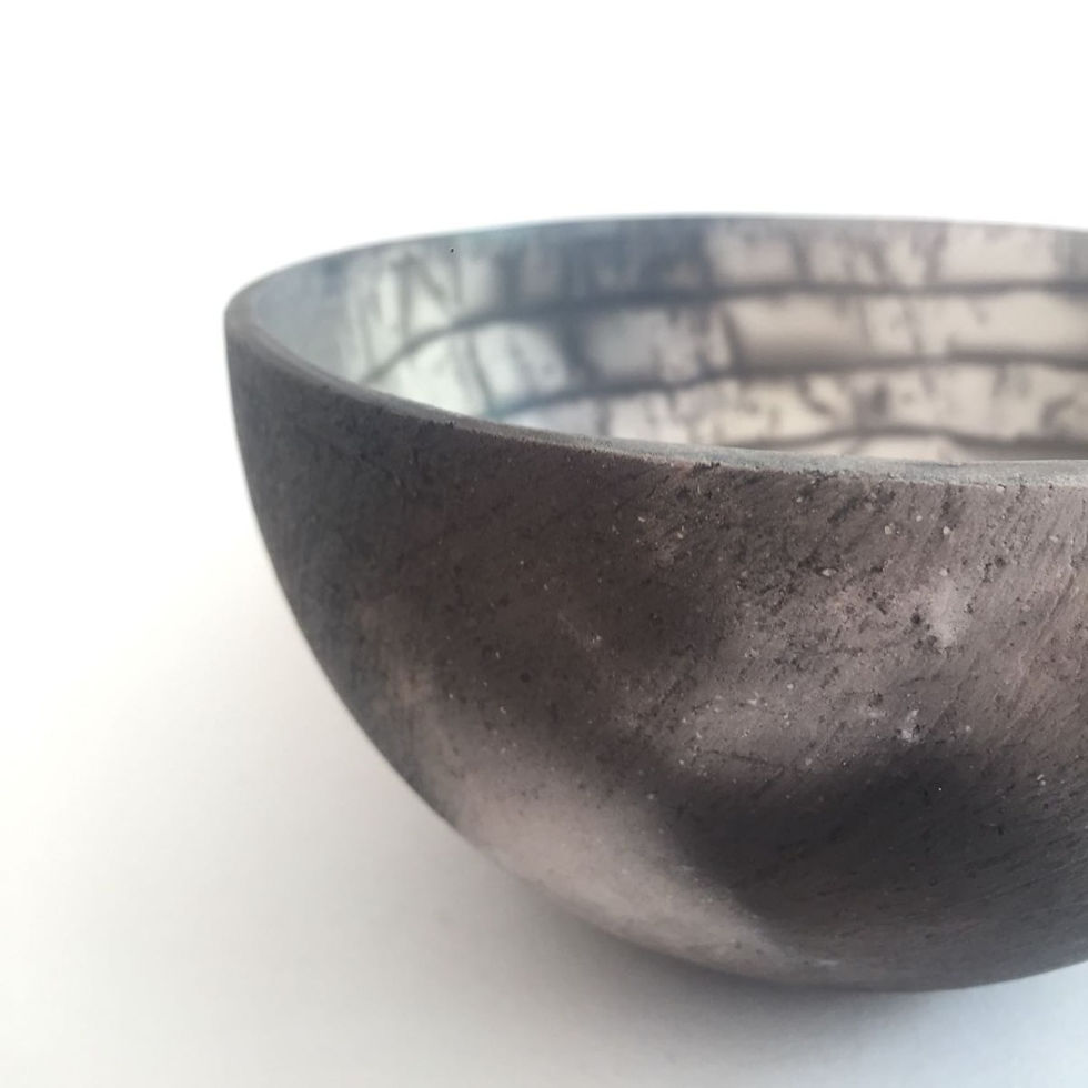 Thumbnail: Smoked Fired Bowl, Spiral 1