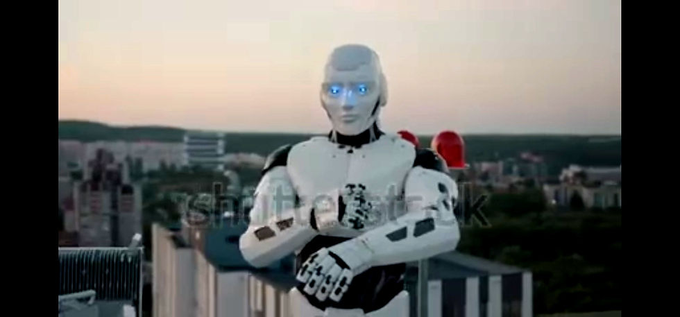 DAX robot costume 