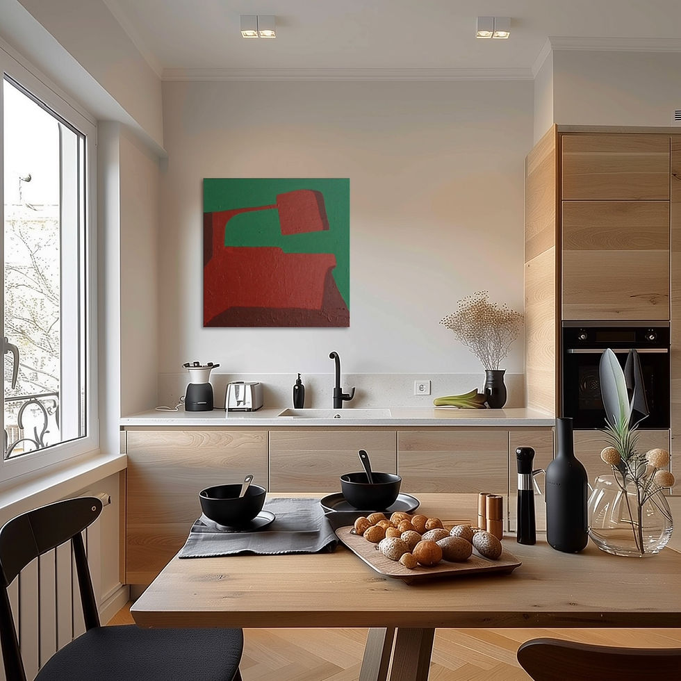 Thumbnail: Minimalist Abstract "Green Balance"