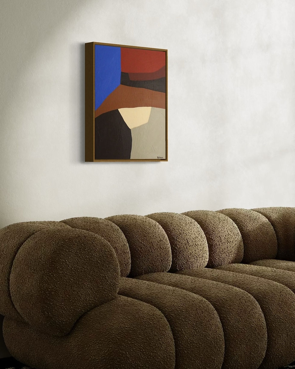 Thumbnail: Colorful abstract "Palette bordeaux"