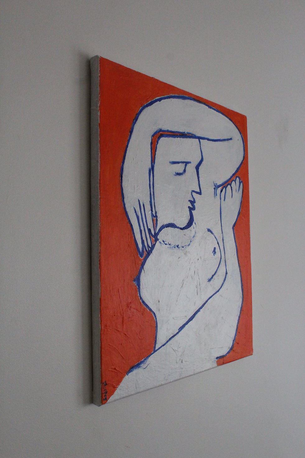 Thumbnail: Figurative painting "femme endormie"