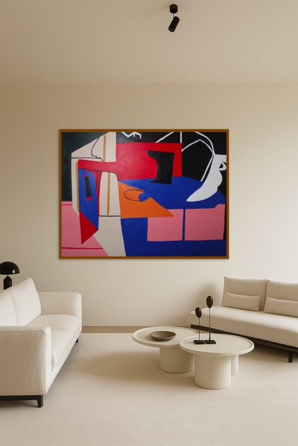 Thumbnail: Colorful Geometric Abstract "Chaos"