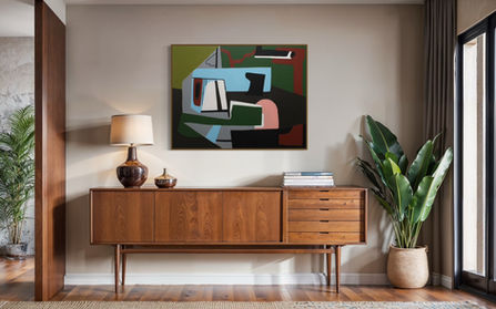 How to Choose the Perfect Abstract Painting for the Living Room