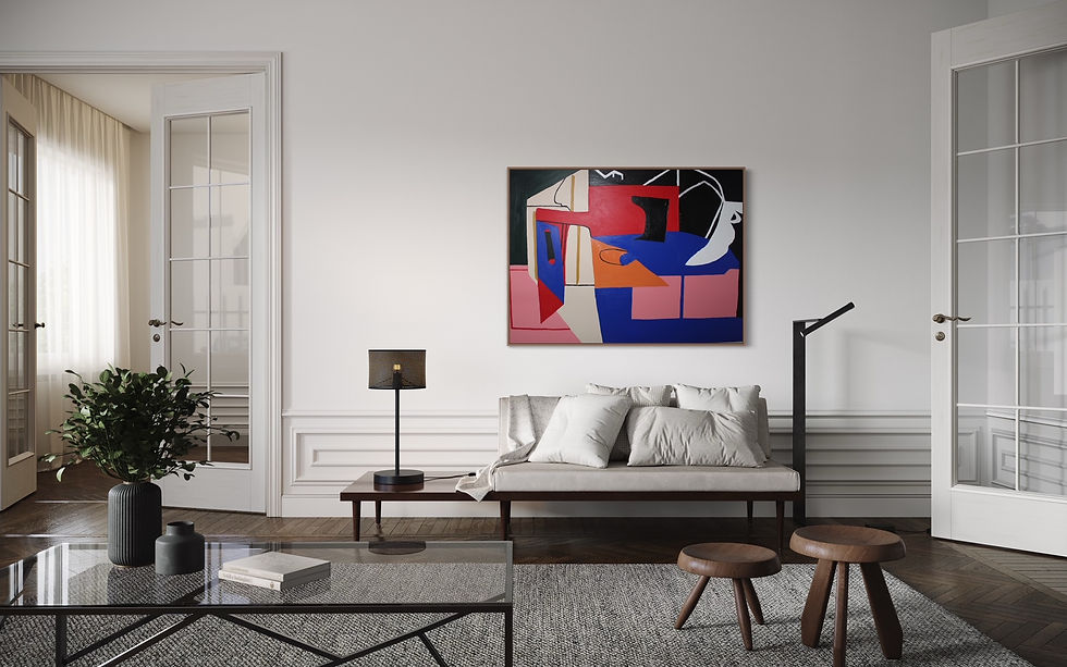 Thumbnail: Colorful Geometric Abstract "Chaos"