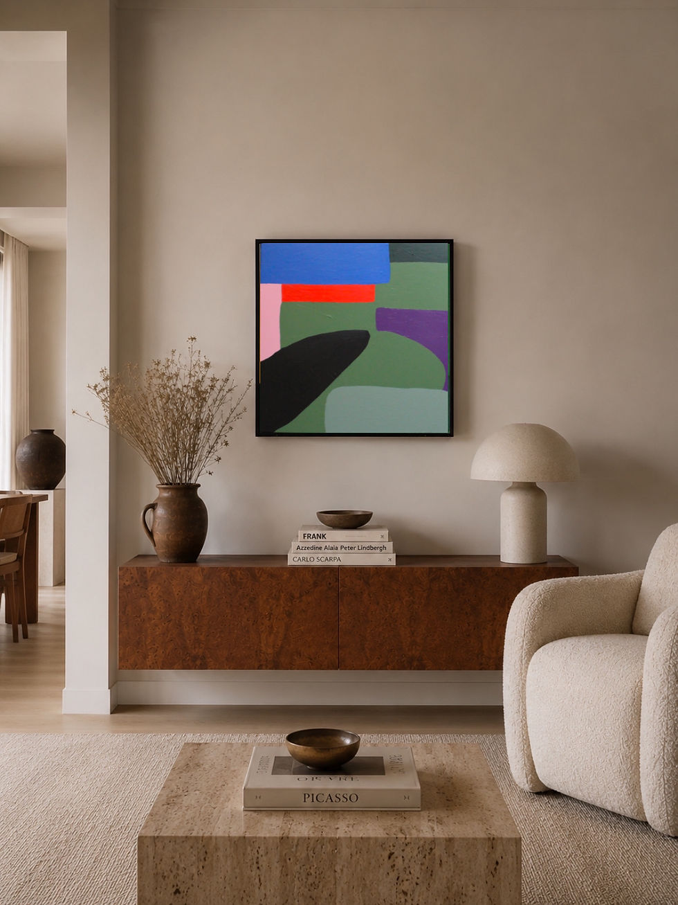 Thumbnail: Colorful abstract "The last blue horizon"