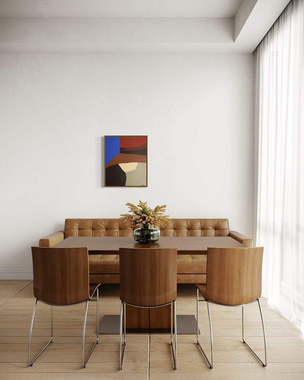 Thumbnail: Colorful abstract "Palette bordeaux"