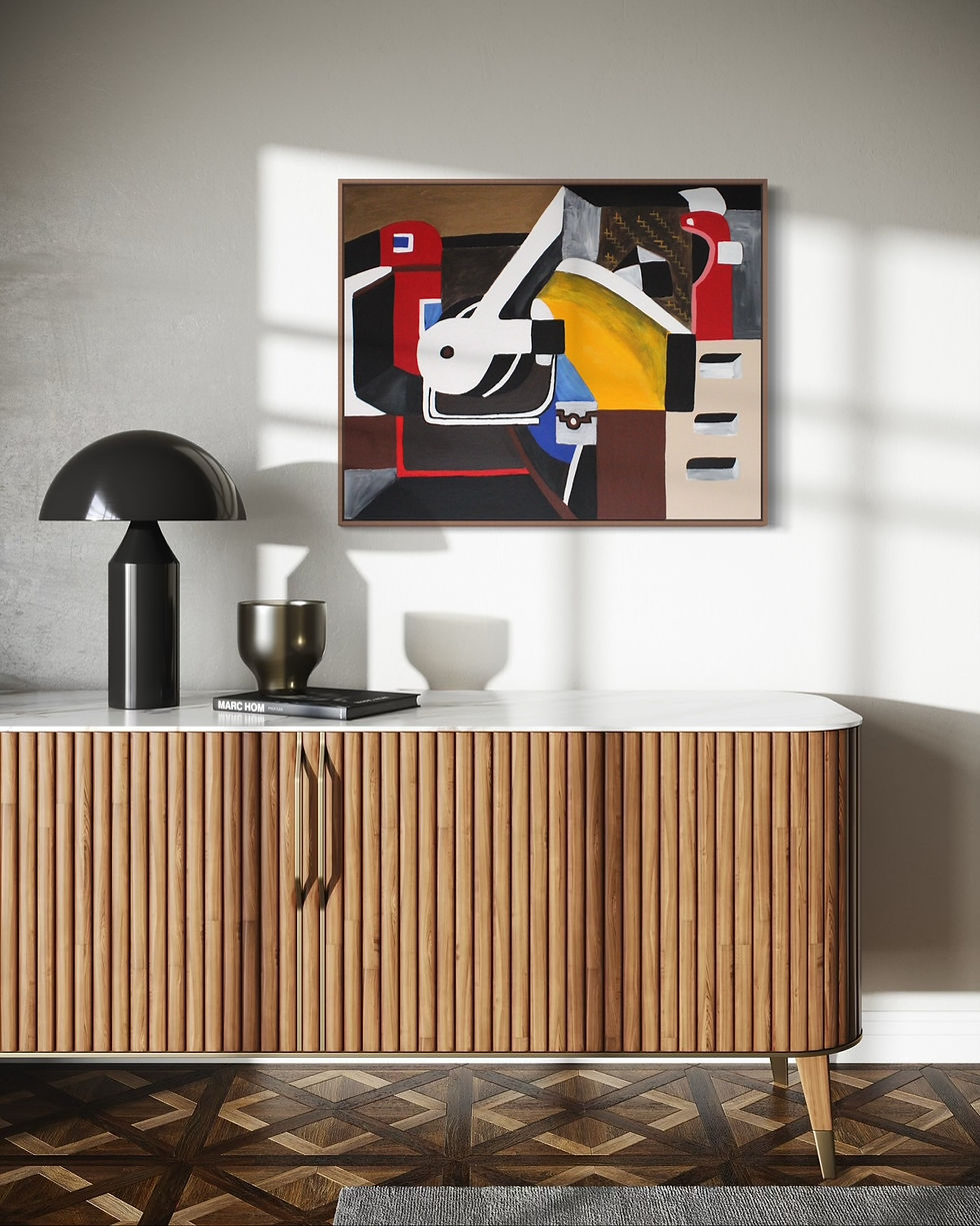 Thumbnail: Colorful abstract " Engrenage solaire"