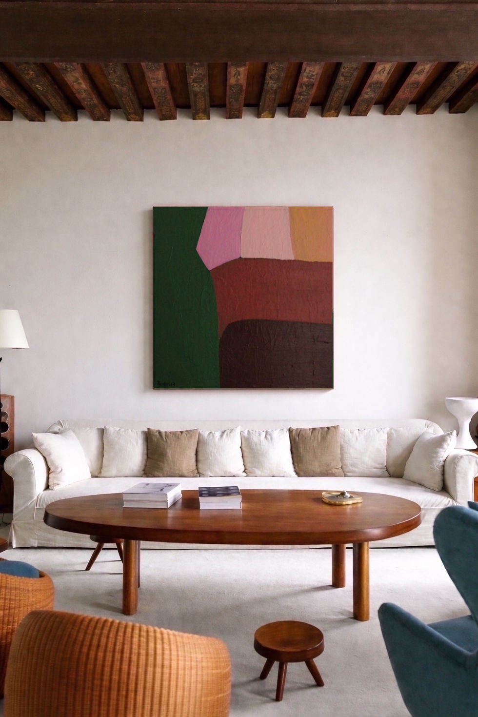 Thumbnail: Colorful painting "Late in the afternoon"