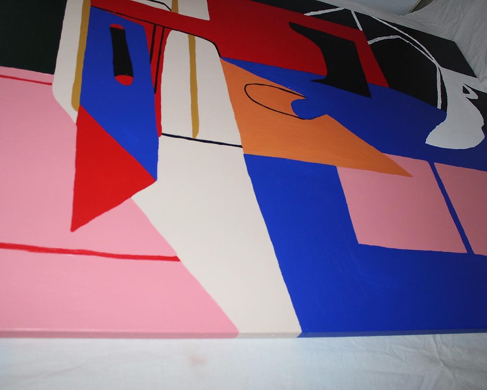Thumbnail: Colorful Geometric Abstract "Chaos"