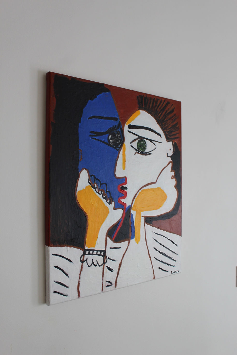 Thumbnail: Figurative painting "Le regard"