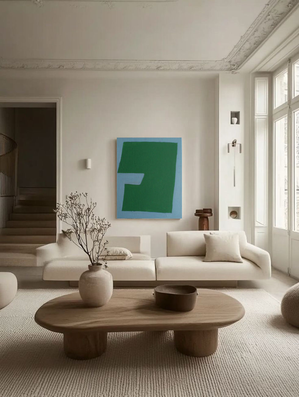 Thumbnail: Minimalist painting "Silent contrast 3"