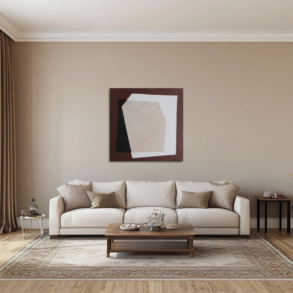 Thumbnail: Minimalist square abstract "Layered silence"