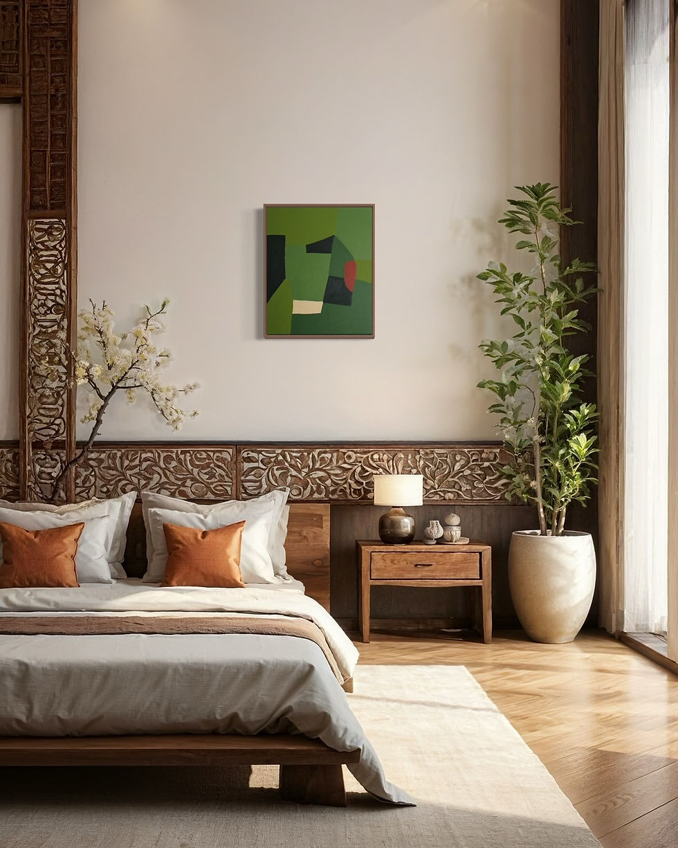 Thumbnail: Abstract "touch of green"