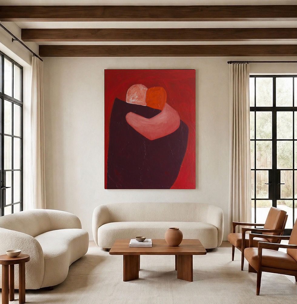 Thumbnail: Figurative painting "Here with you"