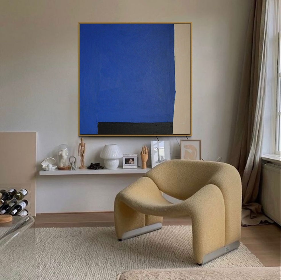 Thumbnail: Minimalist Blue Abstract