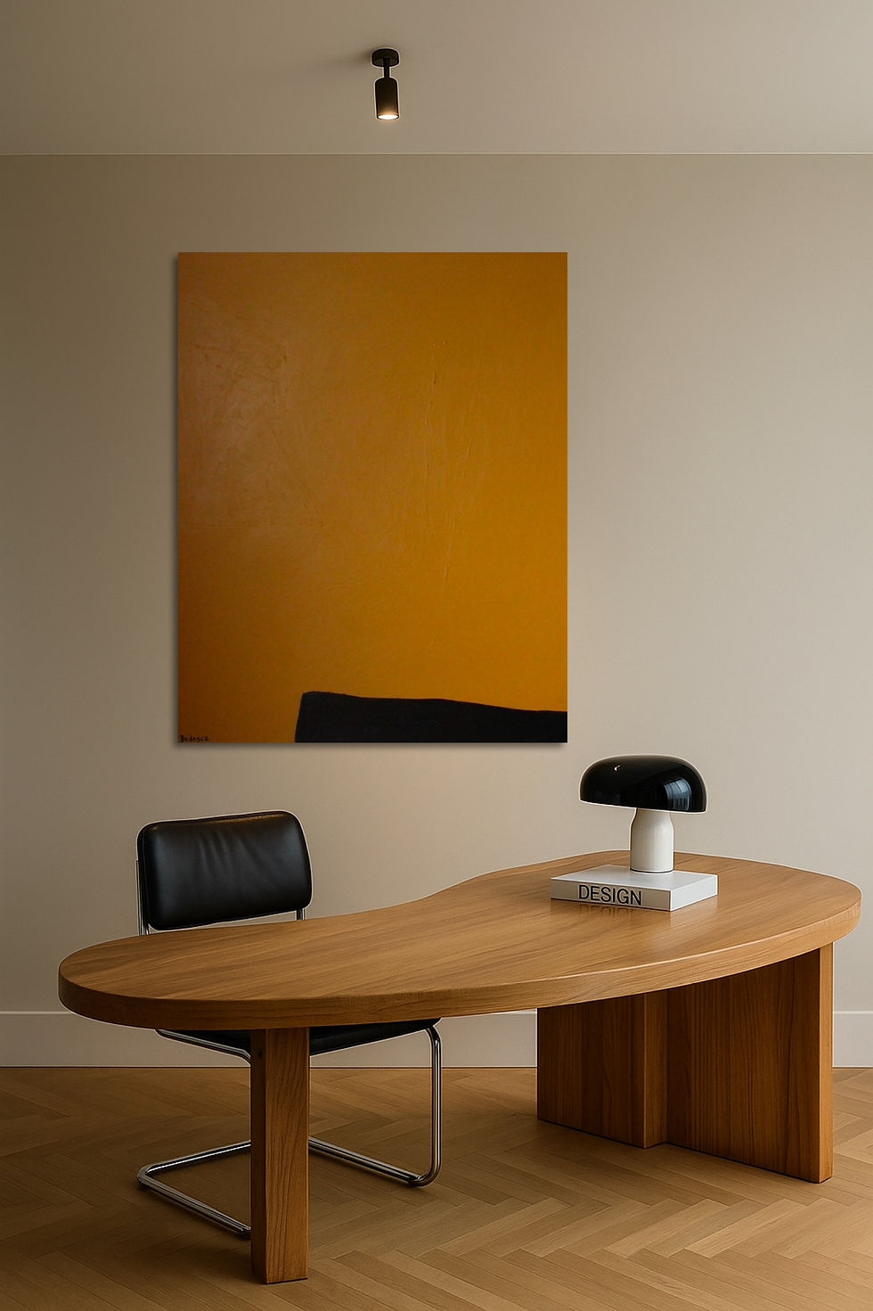 Thumbnail: Minimalist Painting ocher MB1