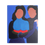 Thumbnail: Figurative painting "femmes en bleu"