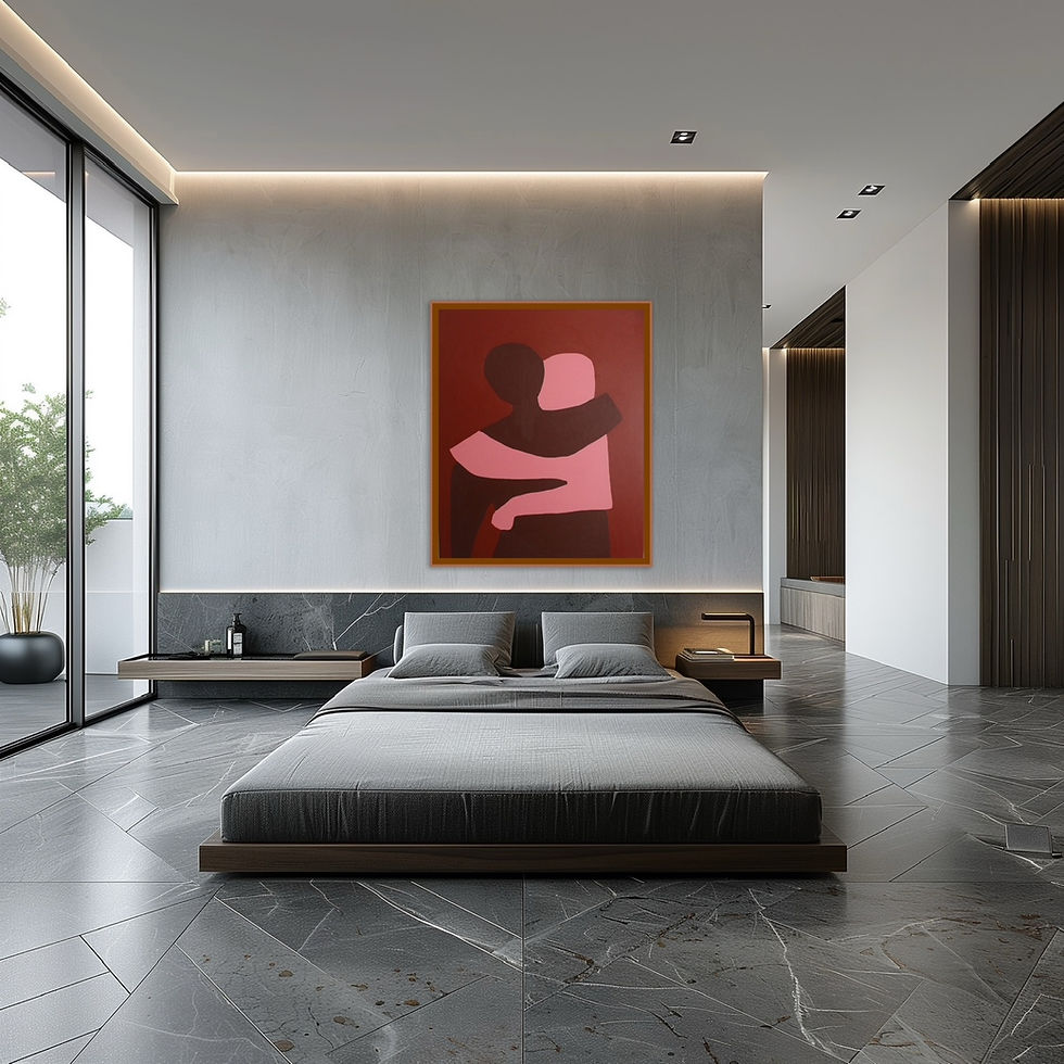 Thumbnail: Figurative painting "Can i hold you'