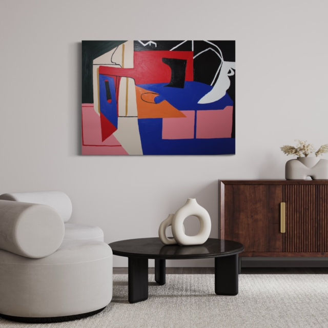 Thumbnail: Colorful Geometric Abstract "Chaos"