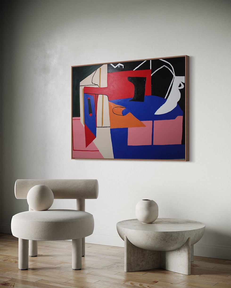 Thumbnail: Colorful Geometric Abstract "Chaos"