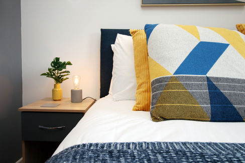 Bedrooms crafted perfectly for relaxation. Sink into plush bedding, bask in serene surroundings, and unwind in this peaceful sanctuary designed to soothe your senses and offer the ultimate comfort.