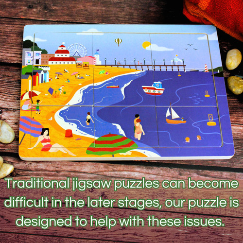 Relish 35 Piece Seaside Nostalgia Jigsaw Puzzle - Large Piece Puzzle For Dementia & Seniors - View #4