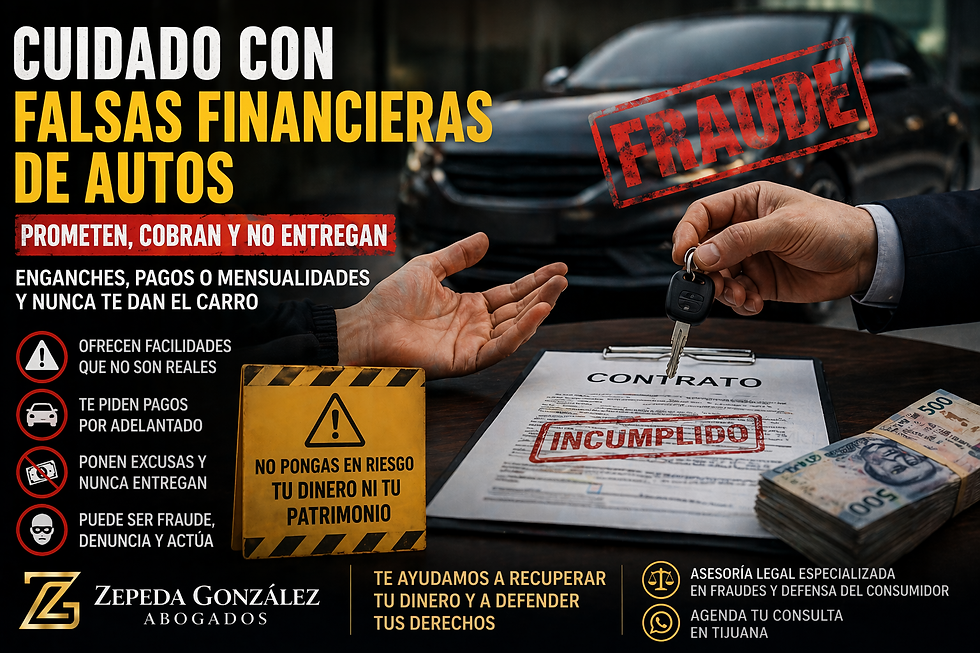 Cuidado con las supuestas financieras de autos en Tijuana: cómo operan los fraudes y qué hacer para recuperar tu dinero