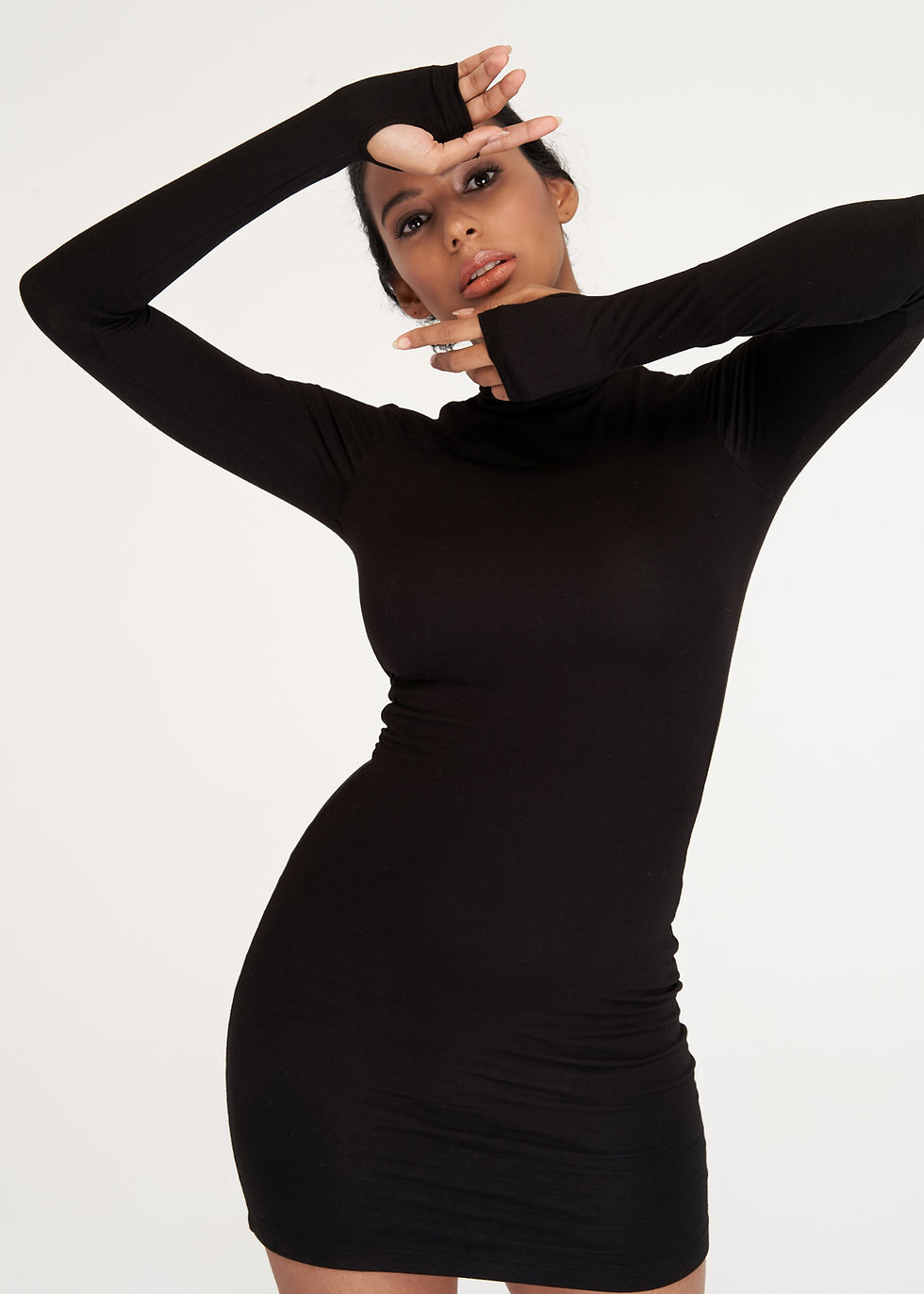 Thumbnail: Mini Turtleneck Dress