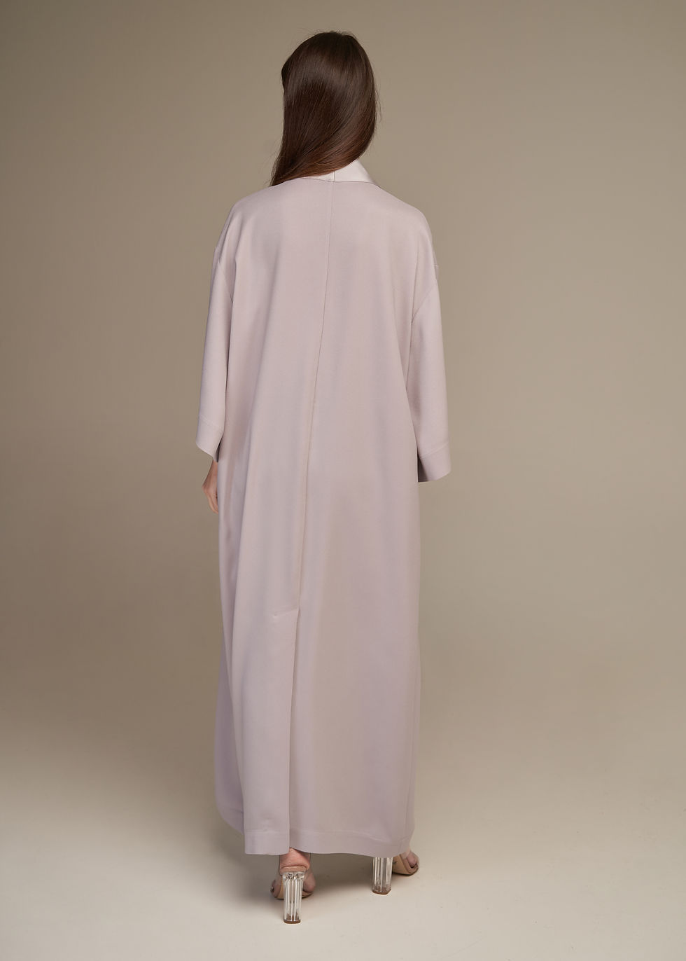 Thumbnail: Light Grey Kimono Abaya