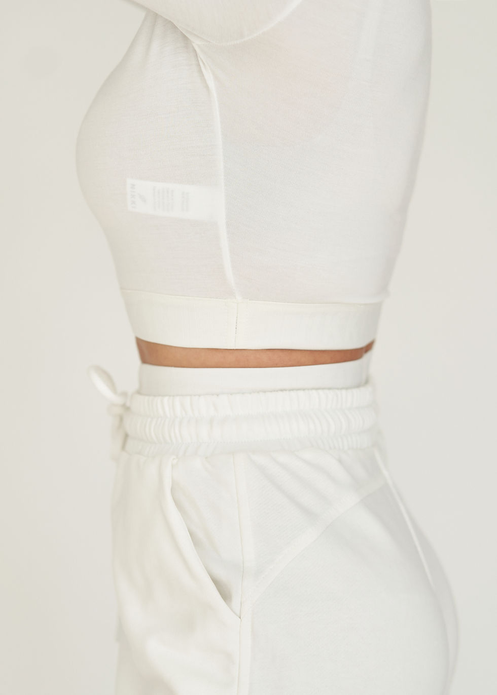 Thumbnail: White Turtleneck Crop Top