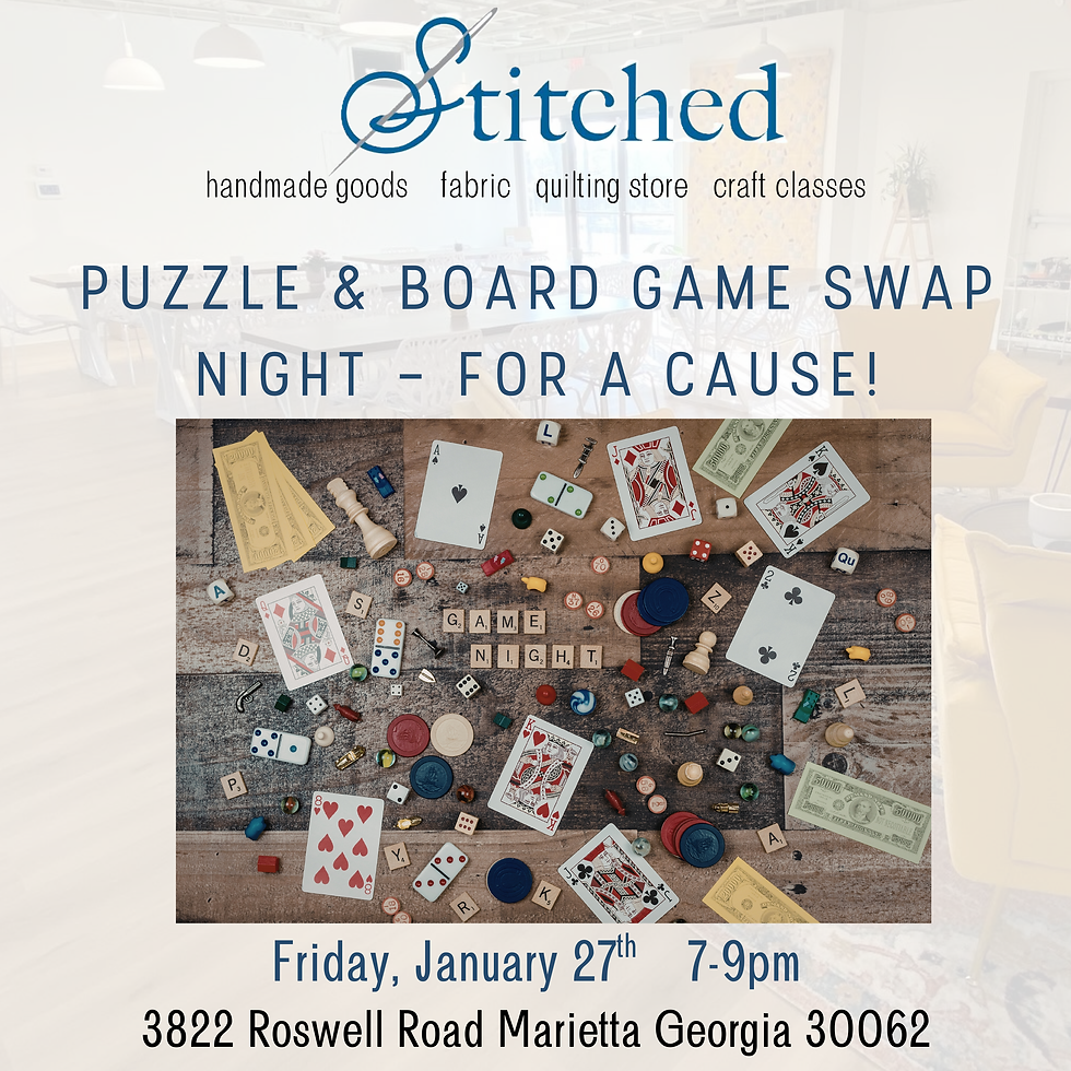 Puzzle & Board Game Swap Night - for a Cause!