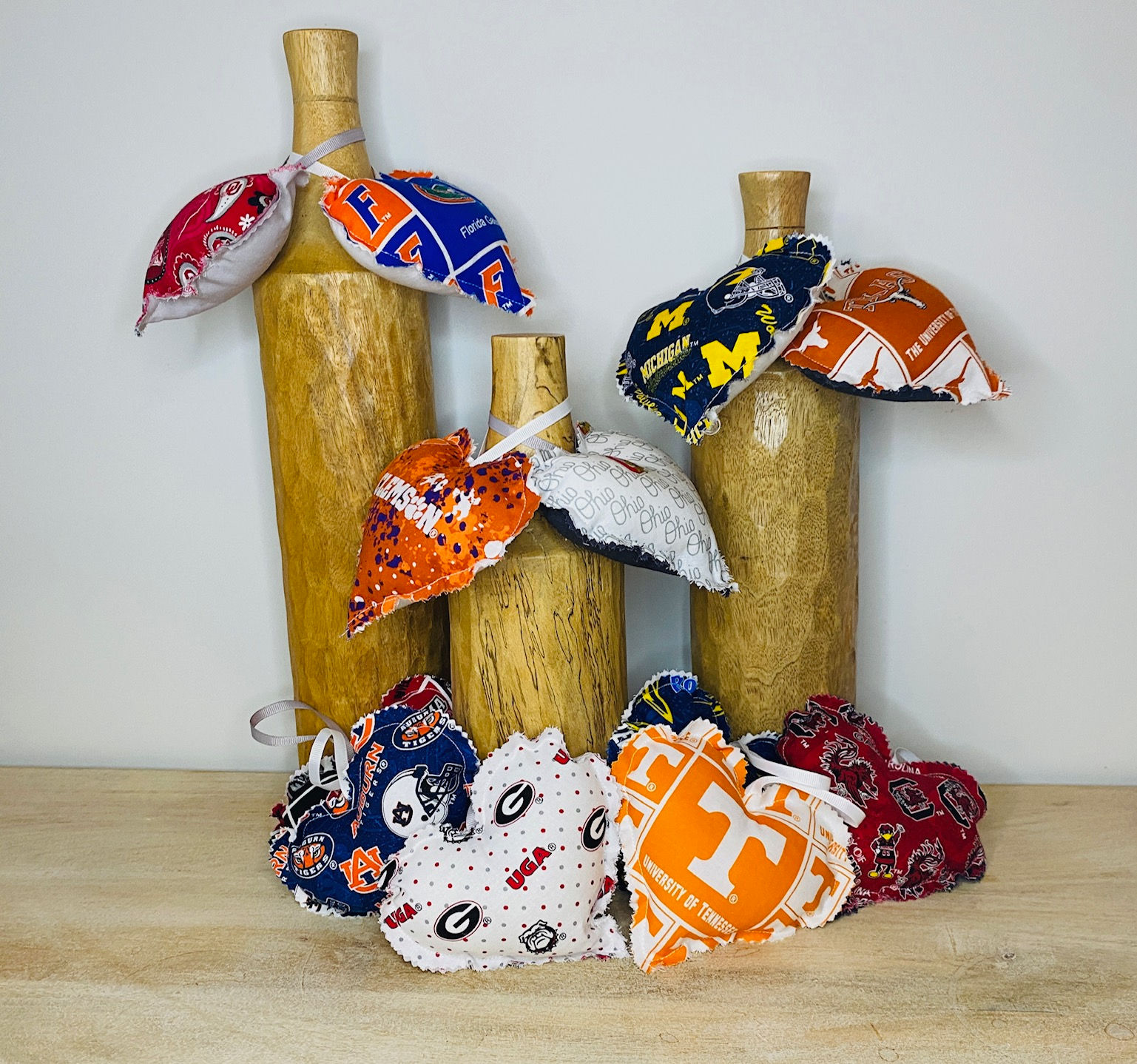 Game Day Stuffed Heart Ornament