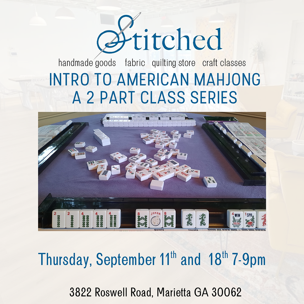 Intro to American Mahjong